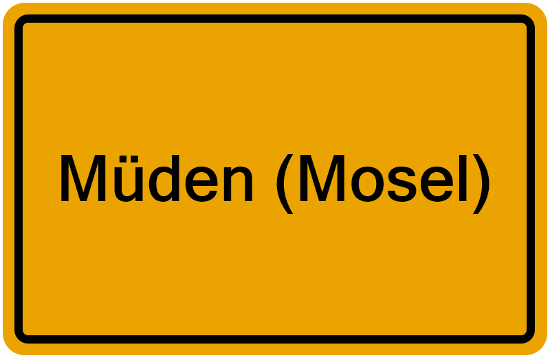 Handelsregisterauszug Müden (Mosel)